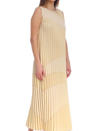 Бежевое платье LORENA ANTONIAZZI: фото 5 - Invogue